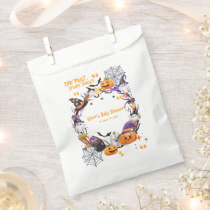 Halloween Tiny Feet, Spooky Sweet Baby Shower Favor Bag