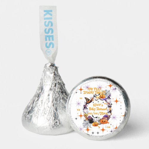 Halloween Tiny Feet Spooky Sweet Baby Shower Hersheys Kisses