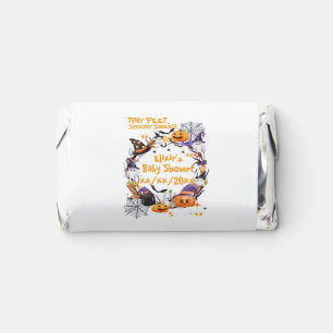 Halloween Tiny Feet, Spooky Sweet Baby Shower Hershey's Miniatures