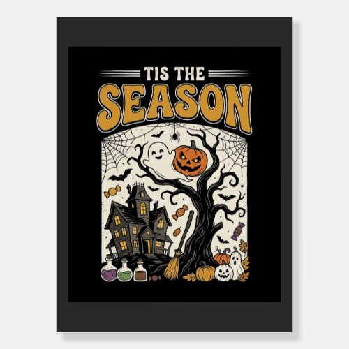 Halloween Tis The Season Haunted House Design_1 Foam Board