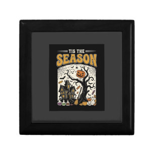 Halloween Tis The Season Haunted House Design_1 Gift Box