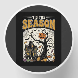Halloween Tis The Season Haunted House Design_1 Mini Candle Favors