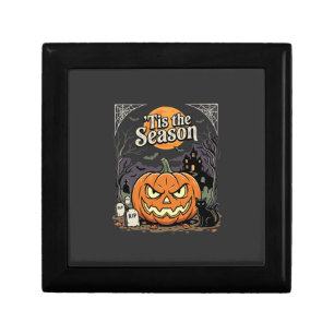 Halloween Tis the Season Pumpkin Cat Design_1 Gift Box