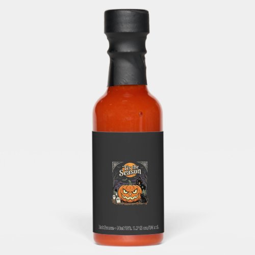 Halloween Tis the Season Pumpkin Cat Design_1 Hot Sauces
