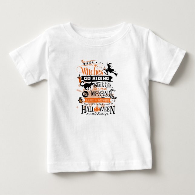 Halloween Todler Baby T-Shirt (Front)