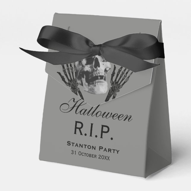 Halloween Tombstone Favor Boxes (Front Side)