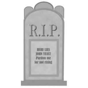 Halloween Tombstone Photo Sclupture Statuette