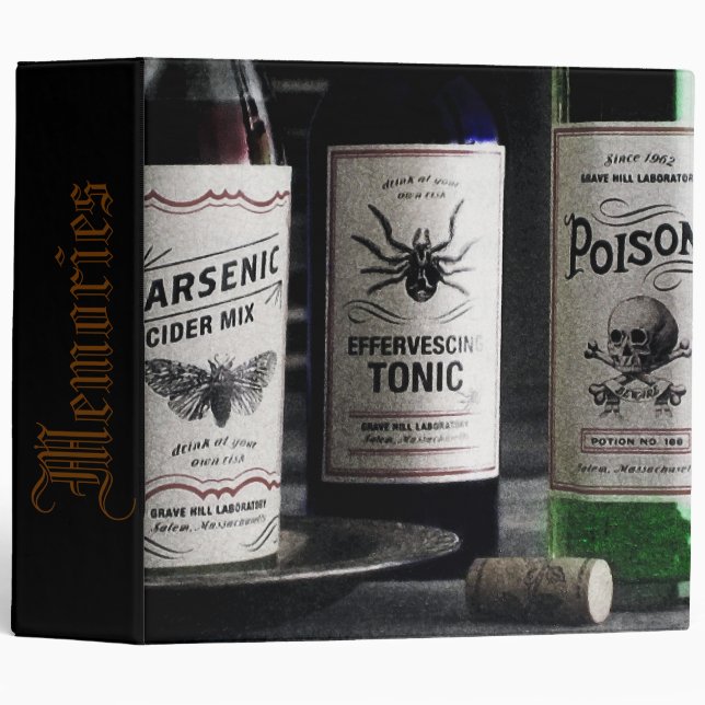 Halloween Tonic ~ Binder / Photo Album (Front/Spine)
