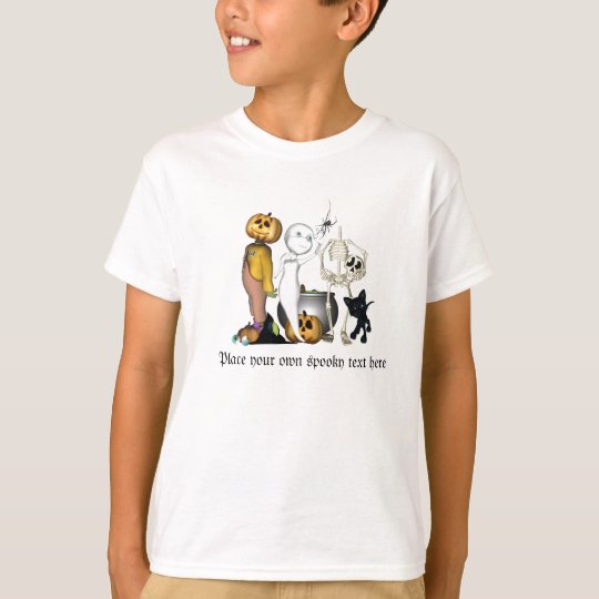 Halloween toon spooks T shirt customize it