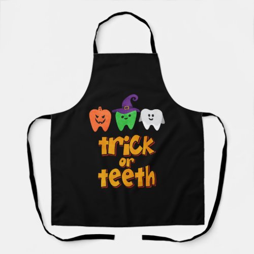 Halloween Tooth Dentist Dental Assistant Apron