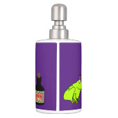 Halloween Toothbrush Holder & Soap Pump Set (Back)