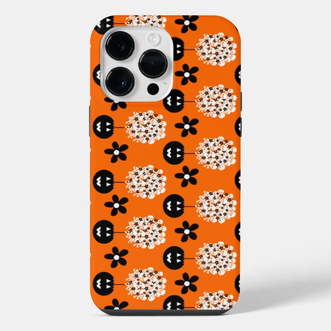Halloween Topiary  Iphone Case (Back)
