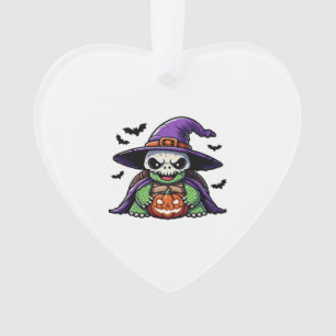Halloween Tortoise Turtle Witch Hat Costume Spooky Ornament