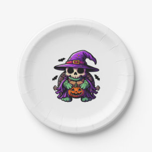 Halloween Tortoise Turtle Witch Hat Costume Spooky Paper Plates