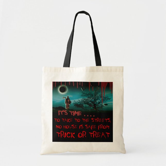 Halloween tote bags - customize (Front)