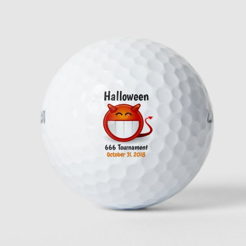 Halloween Tournament Custom Devil Golf Balls