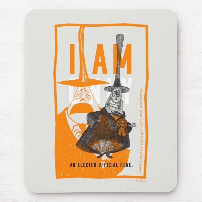 Halloween Town Mayor - Only An Elected Official Mouse Pad (Front)