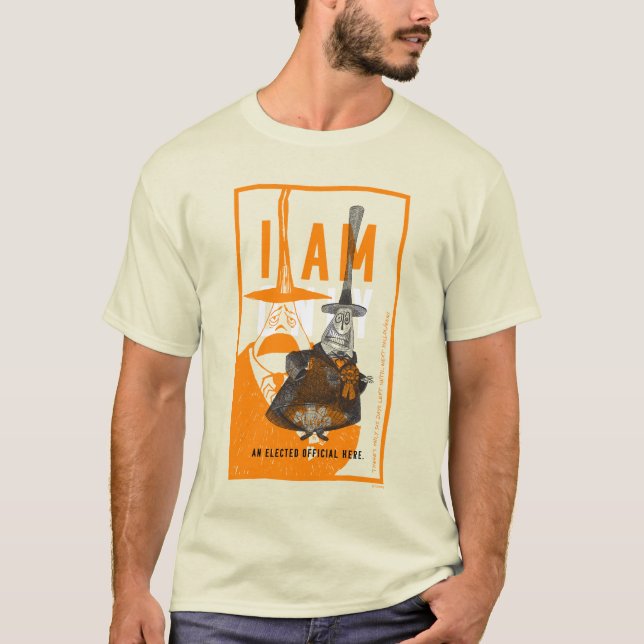 Halloween Town Mayor - Only An Elected Official T-Shirt (Front)