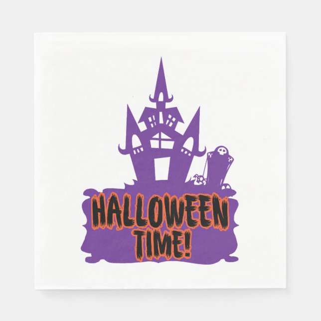 Halloween Town Napkins (Front)