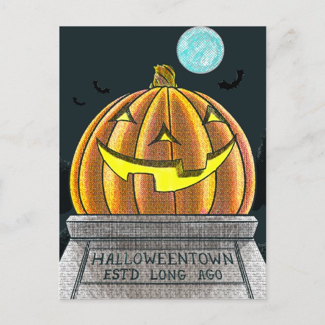 Halloween Town Postcard (Front)
