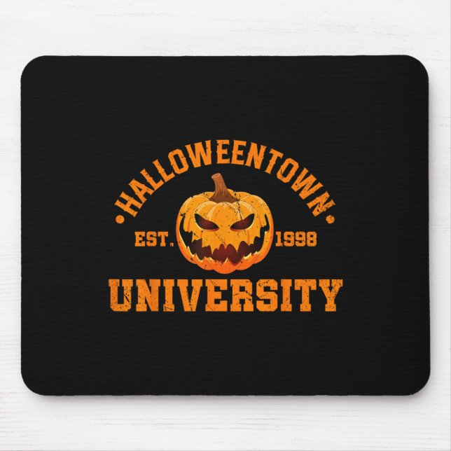 Halloween Town University Est 1998 Pumpkin Hallowe Mouse Pad (Front)