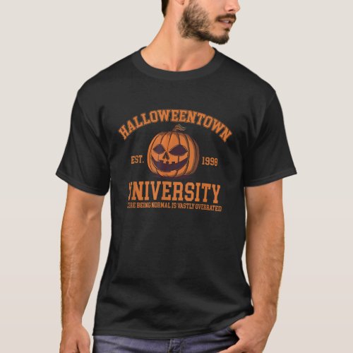 Halloween Town University Est 1998 Pumpkin Hallowe T_Shirt