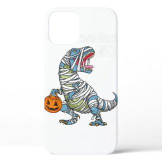 Halloween Tractor Pumpkin Face With Full Moon iPhone 12 Case