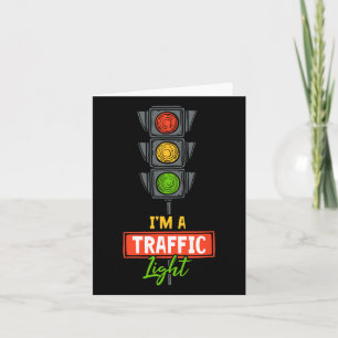 Halloween Traffic Light I'm A Traffic Light  Card