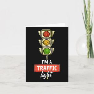 Halloween Traffic Light Lover I'm A Traffic Light Card