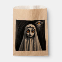 Halloween Treat Bag Ghost with UFO