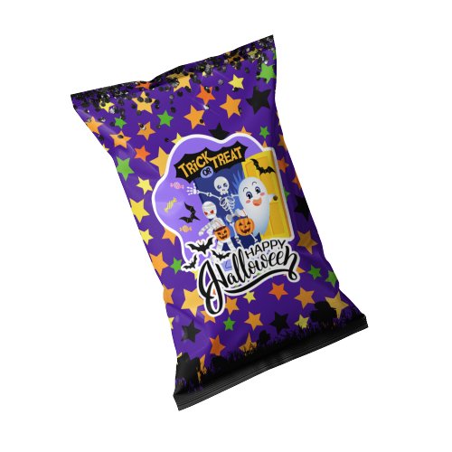 Halloween Treat Chip Bag Wrappers Party Favors Notepad