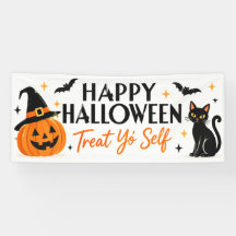 Halloween Treat Yo'Self Banner for Party