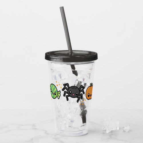 Halloween Treats Acrylic Tumbler