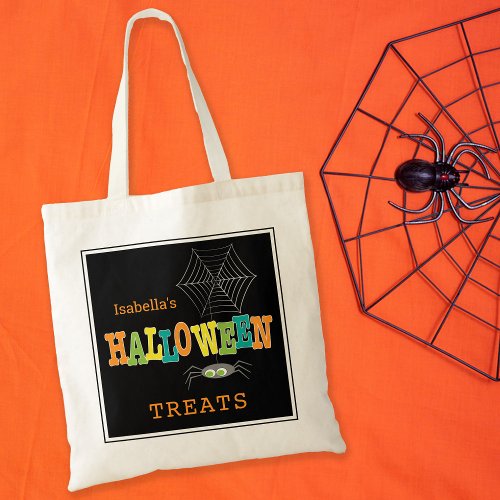 Halloween Treats Bright Colors Tote Bag