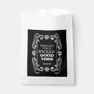 Halloween Treats Favor Bag