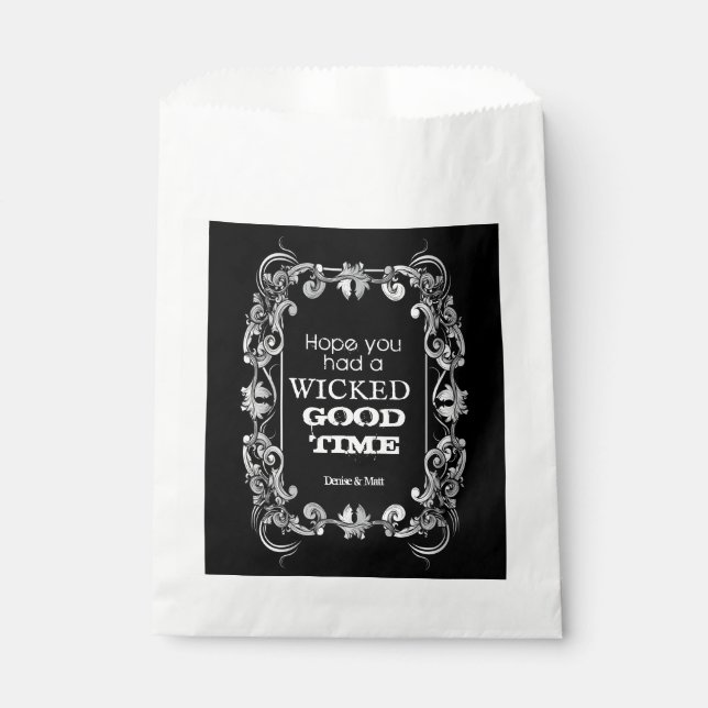 Halloween Treats Favor Bag (Front)