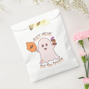 Halloween Treats Ghost and Sweets Party Favor Bag