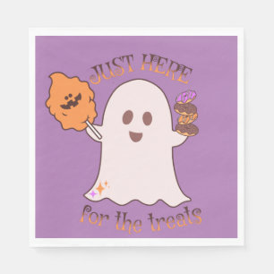 Halloween Treats Ghost and Sweets Party Napkins