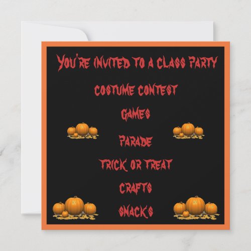 Halloween Treats _ Invitation