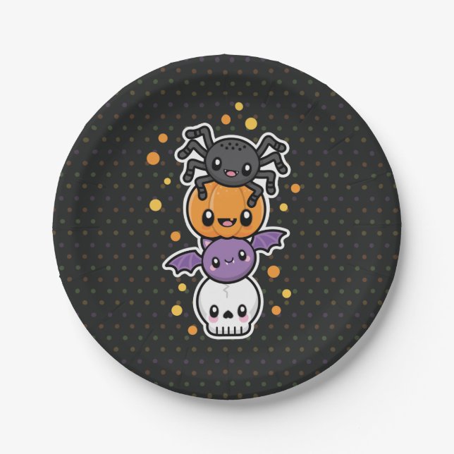 Halloween Treats paper plates (Front)