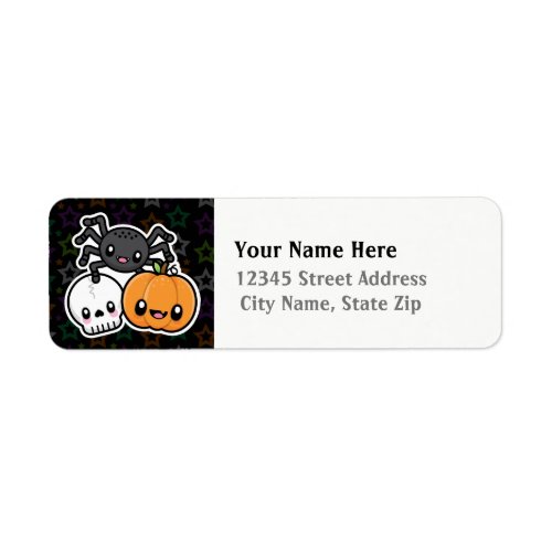 Halloween Treats return address labels