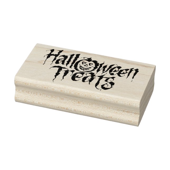 Halloween treats silhouette art stamp (Stamp)