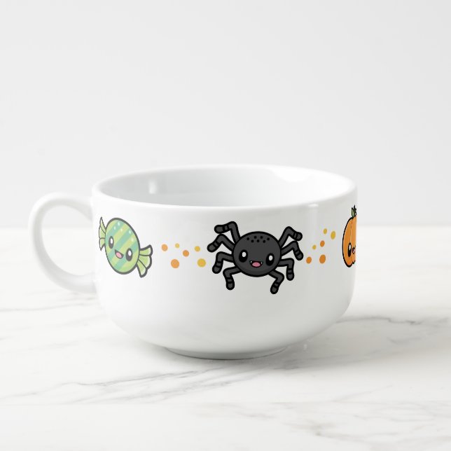 Halloween Treats soup mug (Right)