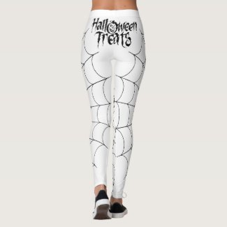 Halloween Treats, Spiders and Web Leggings