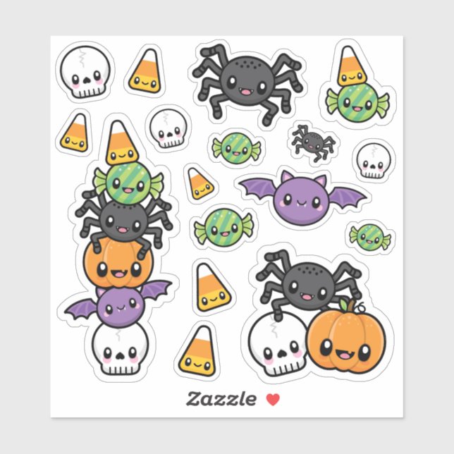 Halloween Treats Vinyl Sticker (Sheet)