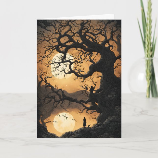 Halloween Tree Card (Front)