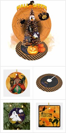 Halloween Tree Decorations