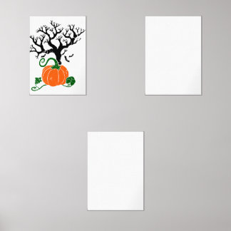 Halloween tree Fall Shirts Halloween Sweatshirt Wall Art Sets