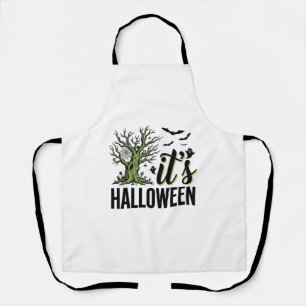 Halloween Tree Its Halloween Vintage Spooky_1 Apron