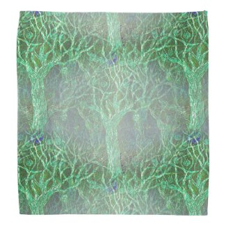 Halloween Trees on Bandana